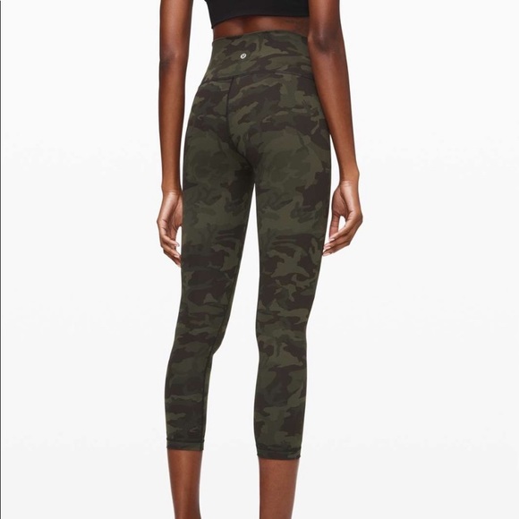 Lululemon Camo Leggings With Pockets